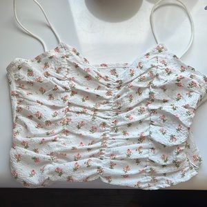 White crop top tank from SHEIN